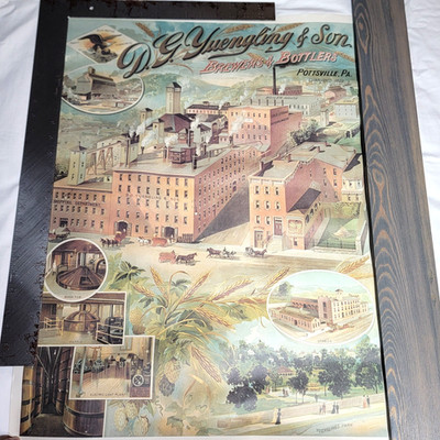 D. G. Yuengling & Son Vintage Style Brewery Matte Paper Poster 21'' x 27''