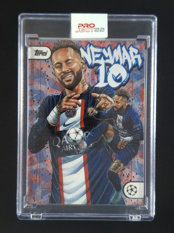 2022 Topps Project 22 UEFA NEYMAR JR. by Dai Tamura Paris Saint-Germain Sealed