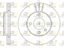 ROADHOUSE 2x Bremsscheibe Ø239mm vorne belüftet für VW Golf I Cabriolet 1.8 1.6