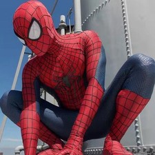 Spiderman Cosplay Neujahrsgeschenk Anzug Lycr...