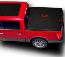 6pcs Tonneau Cover Soft Roll Up For 2003-2025 Dodge Ram 2500 3500 Truck Bed