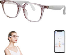AI Smart Glasses with Real-Time Translation, Wireless Bluetooth 5.3, Smart Simul