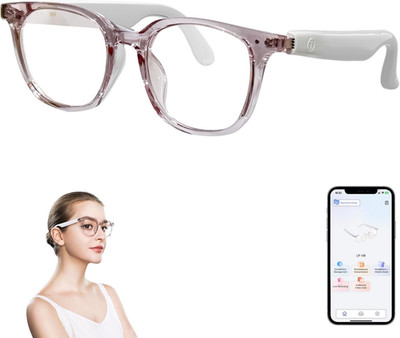 AI Smart Glasses with Real-Time Translation, Wireless Bluetooth 5.3, Smart Simul