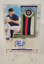2024 Panini Boys of Summer Prospect Material Signatures Drue Hackenberg Red /49