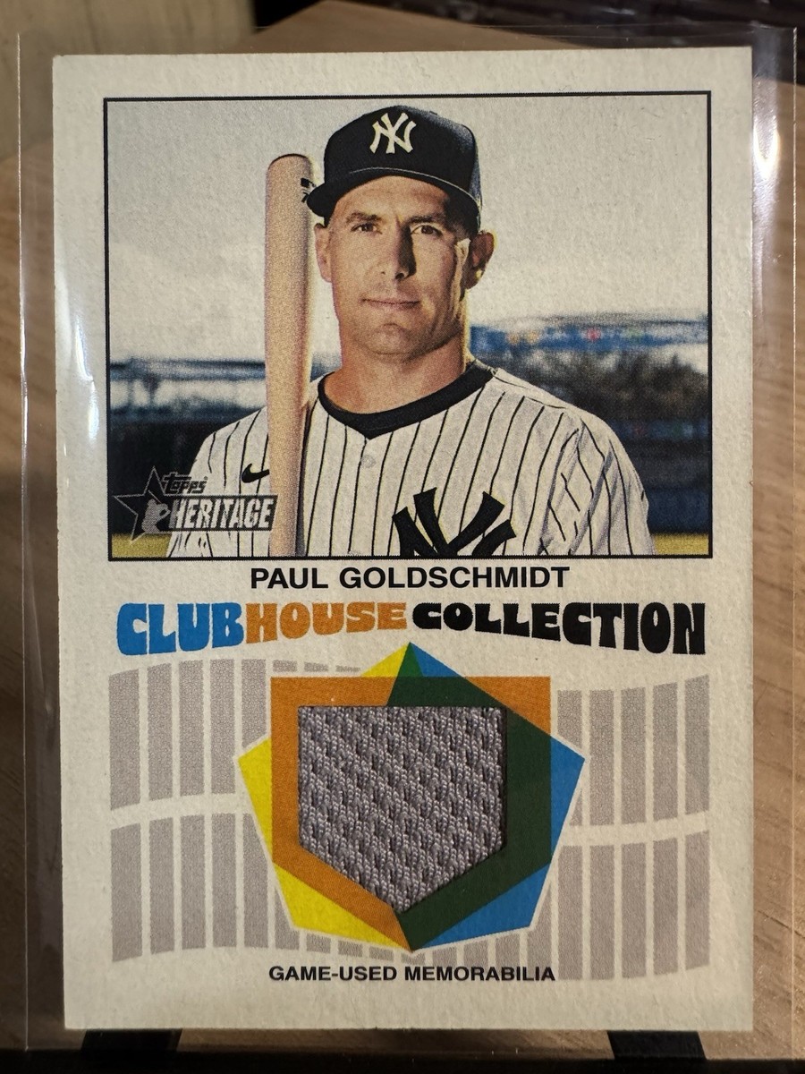 2026 Topps Heritage - Clubhouse Collection Relics Paul Goldschmidt