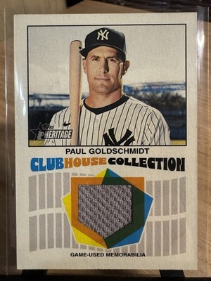 2026 Topps Heritage - Clubhouse Collection Relics Paul Goldschmidt