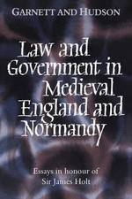 Law and Government in Medieval England and No...
