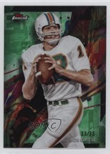 2024 Topps Finest Common Green Refractor 33/75 Bob Griese #44 HOF 9o3