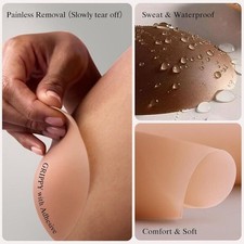 Stick Bra Nipple Covers Strapless Self-adhesive 2pc