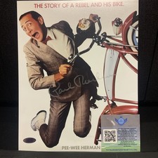 Pee Wee Autograph Paul Reubens Pee-Wee&rsquo;s Big Adventure Signed COA Hologram