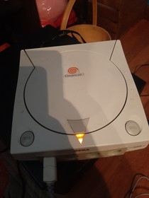 White Sega Dreamcast Console Only With Rainbow Six Game. Tested And Works Great!
