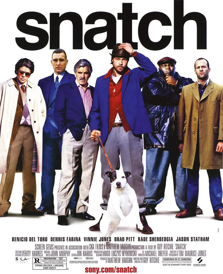 Snatch - Lo Strappo (Cult on the Wall)(DVD+Poster) (DVD) Brad Pitt (UK IMPORT) - Image 2 of 3