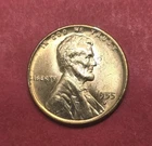1955-D Lincoln Wheat Penny Brilliant Uncirculated, Double Die Obverse & Reverse.