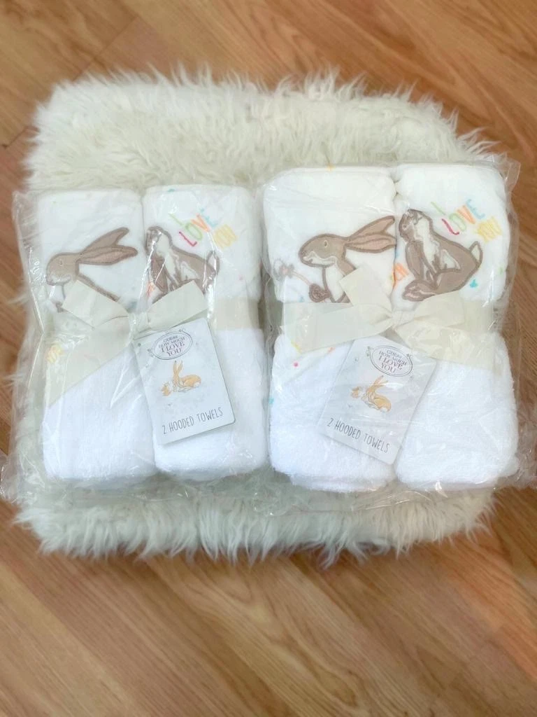 Guess How Much I Love You Baby Hooded Towels Bunny Rabbit Pack of 2 New
Opens in a new window or tab