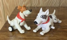 Burger King Toy Story Sid’s Bull Terrier Skud Wind-up Figure 1995 & Oliver & Co