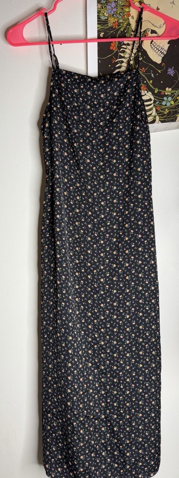 American Eagle Women’s XS Black Floral Ditsy Dress