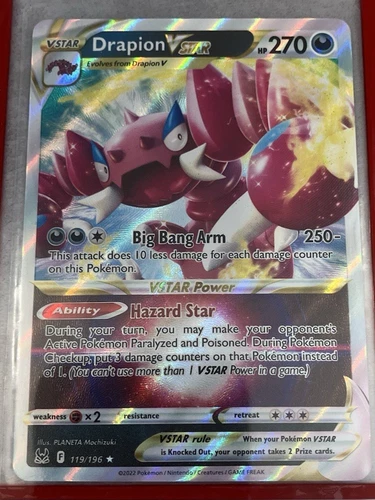 2022 Pokemon Lost Origin #119/196 Drapion VSTAR