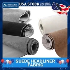 Car Roof Liner Sag Replacement Headliner Fabric Material Foam Backing 60" Width