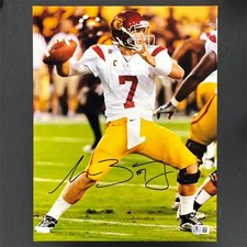 Matt Barkley signed USC Trojans 11x14 photo autograph ~ Beckett BAS