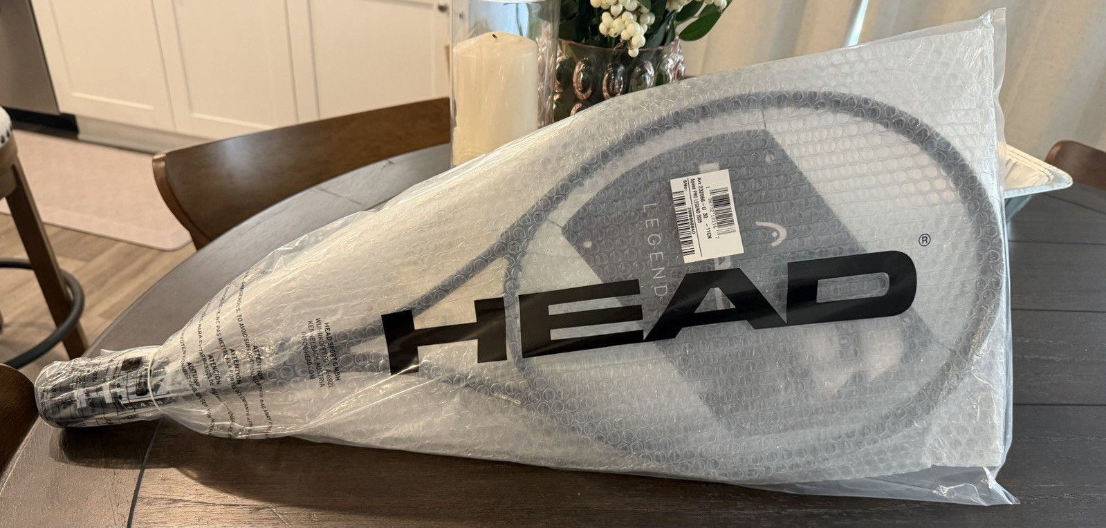 HEAD SQUARED Tennis Racquet 105 in² Head, 4 1/4