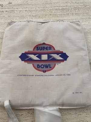 Vintage Super Bowl XIX Seat Cushion Apple Stanford Stadium 1985 NFL