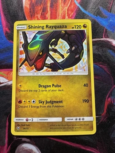 Pokémon TCG Shining Rayquaza Card Legends 56/73 Nm Condition