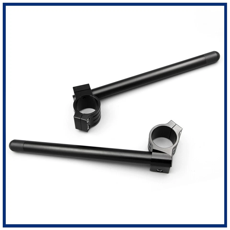 Manillar tubo horquilla clip negro apto para Kawasaki Ninja 500 2024 Foto 3 de 4