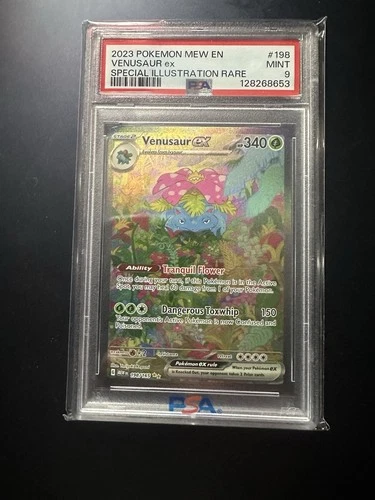 Pokemon Scarlet & Violet Venusaur EX 198/165 SIR 151 PSA 9
