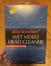 Discwasher Wet Video Head Cleaner FOR VHS VCR NEW SEALED