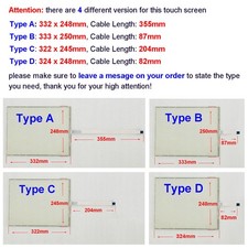 Touch Screen Digitizer Glass Panel Fit for B&...