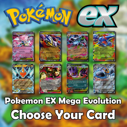 Pokemon ex Choose Your Card - Double Rare Mega Evolution English NM-LP
