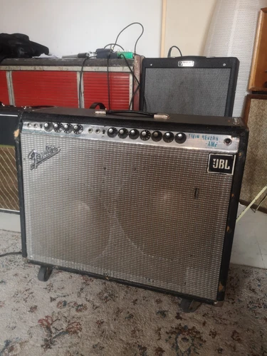 Fender Twin Reverb Silverface Valve Amplifier 1970s Vintage - Picture 12 of 12