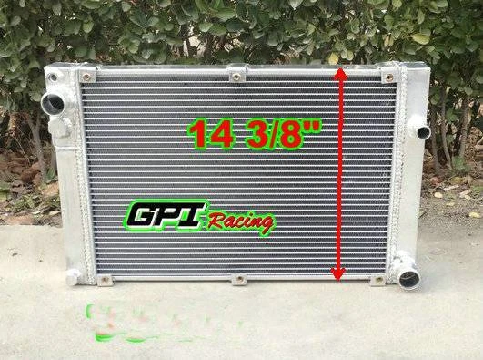 Radiador de aluminio para PORSCHE 968 3,0 L Manual 1992 1993 1994 1995 92 94 NUEVO Foto 2 de 4