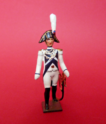 Soldat de Plomb CBG Mignot 1ER Empire Officier à Cheval avec