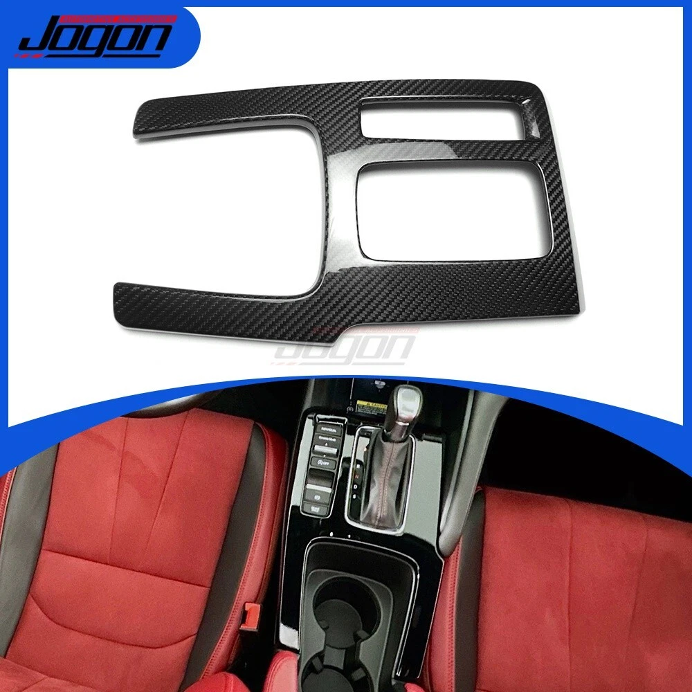 Real Carbon Fiber Gear Shift Panel Cover Trim For Acura Integra 2022 2023-24 AT - Picture 1 of 15