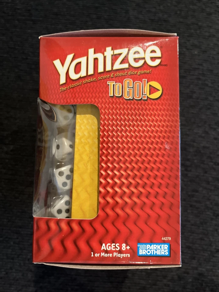 NEW Yahtzee To Go Shake Score Shout Dice Game Parker Brothers ,Travel Game Cup! - Image 2 of 4