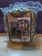Milspec Plus Personal Disaster Kit - Incl. Flashlight, Compass, Whistle, Saw +++