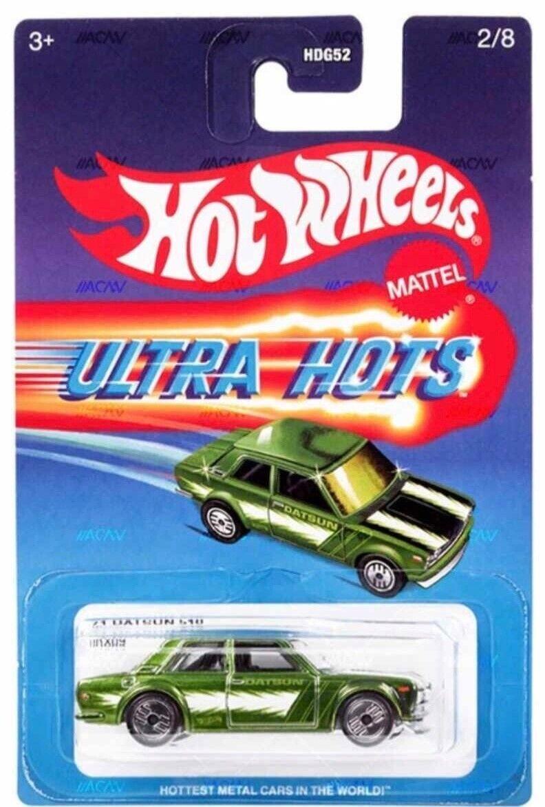 1:64 Hot Wheels 2024 Ultra Hots 979F Datsun 510 Green HRX09