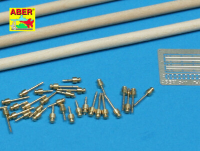 MW22 ABER MODELS D11 TELEGRAPH-DOUBLE PILLAR SET FOR 4 CROSS BAR WITH 8  for  1/