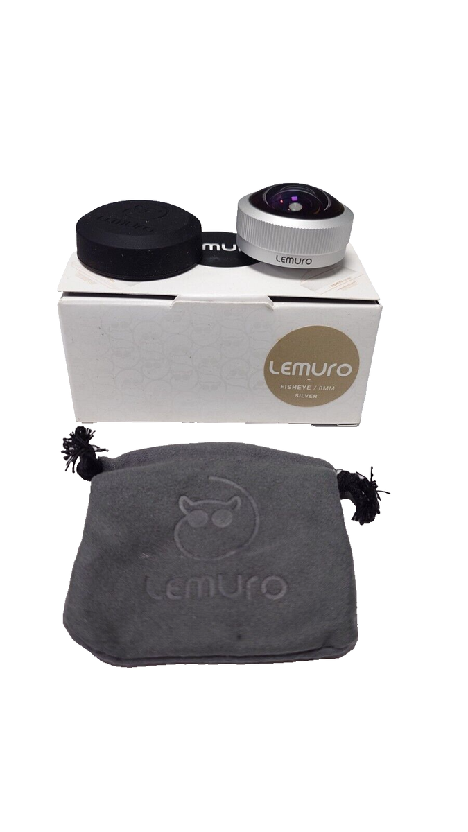 Lemuro 8mm Fisheye Lens Clip Phone Photography iPhone Android