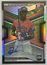 2023 Panini Elite Extra Edition Auto #182 Diego Ortiz