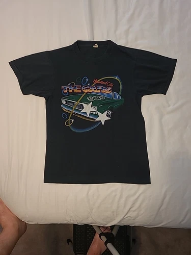 The Cars Vintage Concert t-shirt From Their Heartbeat City 1 1980s vintage concert t-shirt, vintage, single stitch, B+ condition