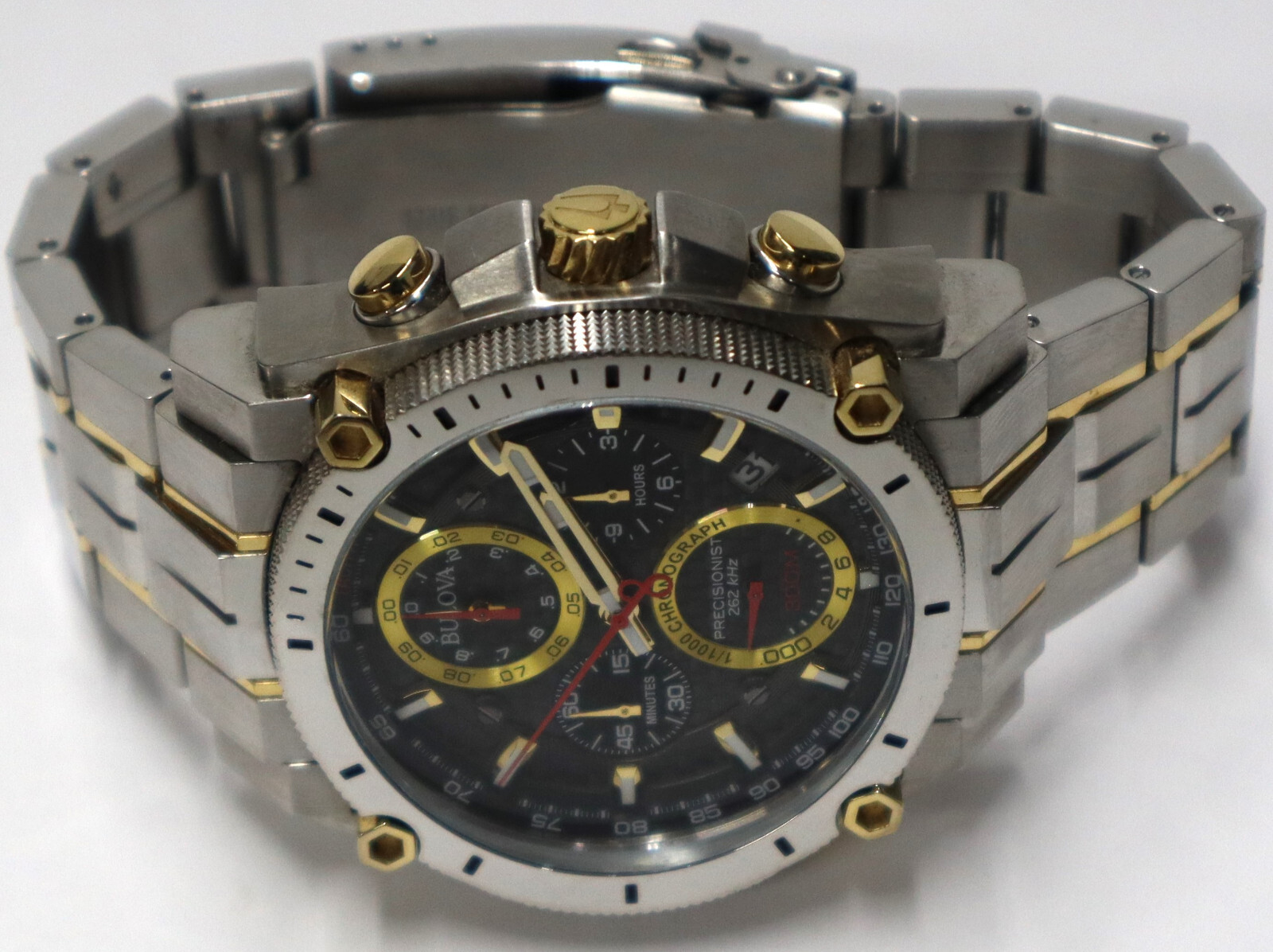Bulova Precisionist Men's Chronograph Two Tone 30ATM 262khz Watch