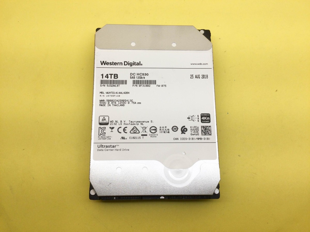 WD Ultrastar DC HC530 14TB 7.2K SAS 12Gb/s 4Kn SE 3.5