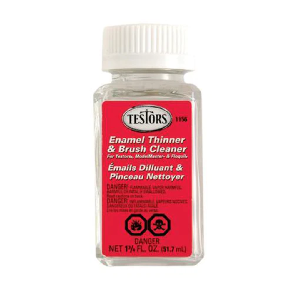 Testors 1156XT Enamel Thinner / Brush Cleaner 13/4 oz 75611115603 eBay