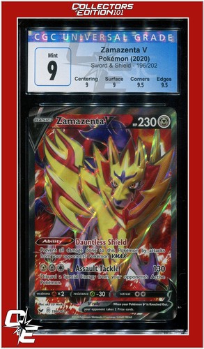 Zamazenta V graded CGC 9 for sale on eBay