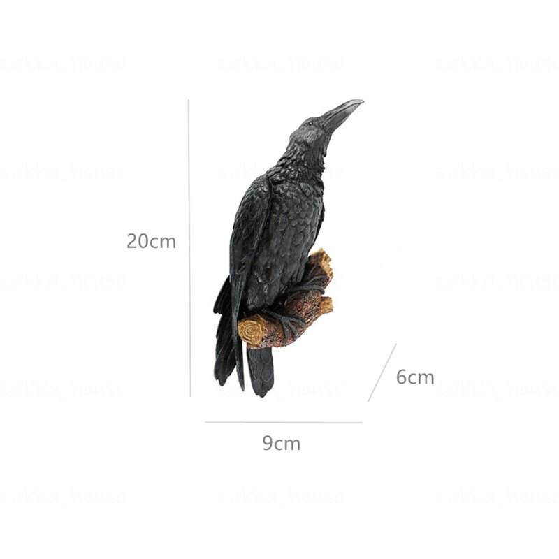 Krähe Rabe Vogel Dekoration Halloween Herbst Hexen Wicca (Neu und Krähe Rabe Vogel Dekoration Halloween Herbst Hexen Wicca (Neu und