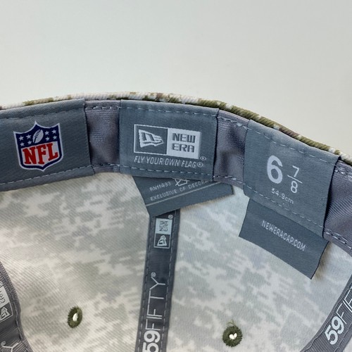 Vintage Cincinnati Bengals New Era Fitted Hat 6 ⅞ Marpat Camo Salute to Service - Picture 6 of 7