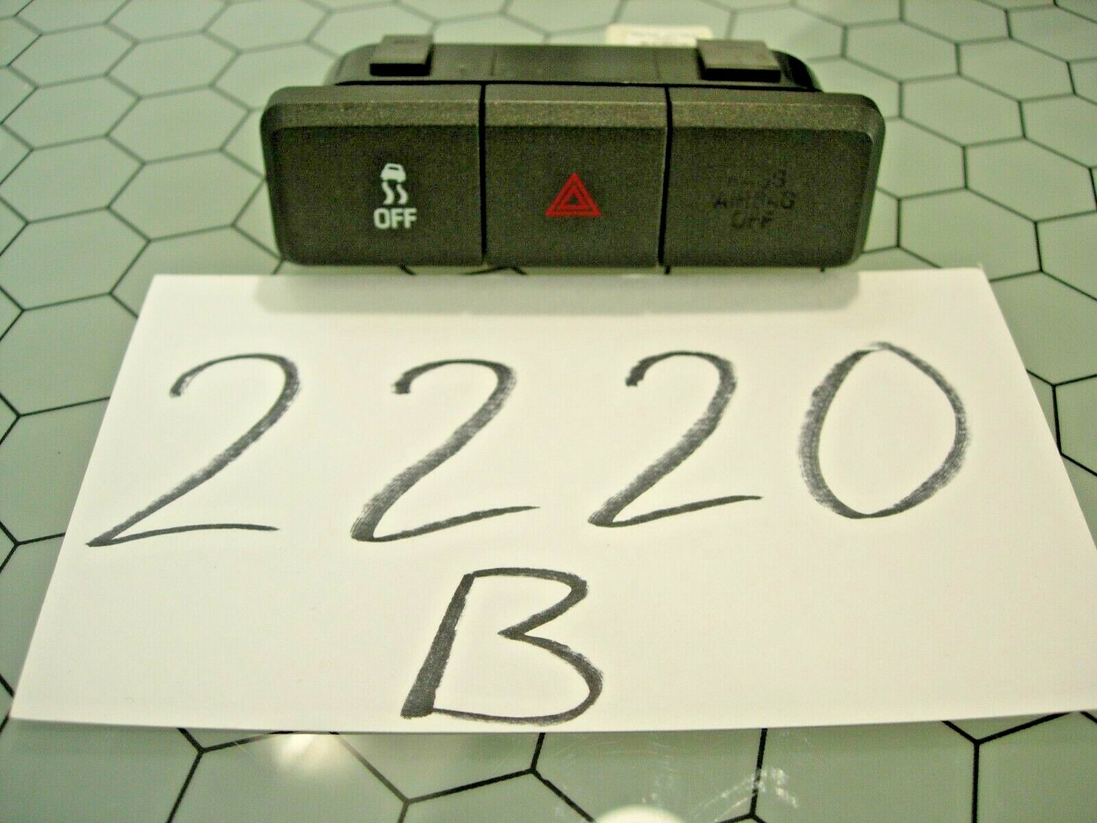 07 08 09 Lincoln MKX Hazard TCS Passenger SRS Switch Control Power #2220-B
