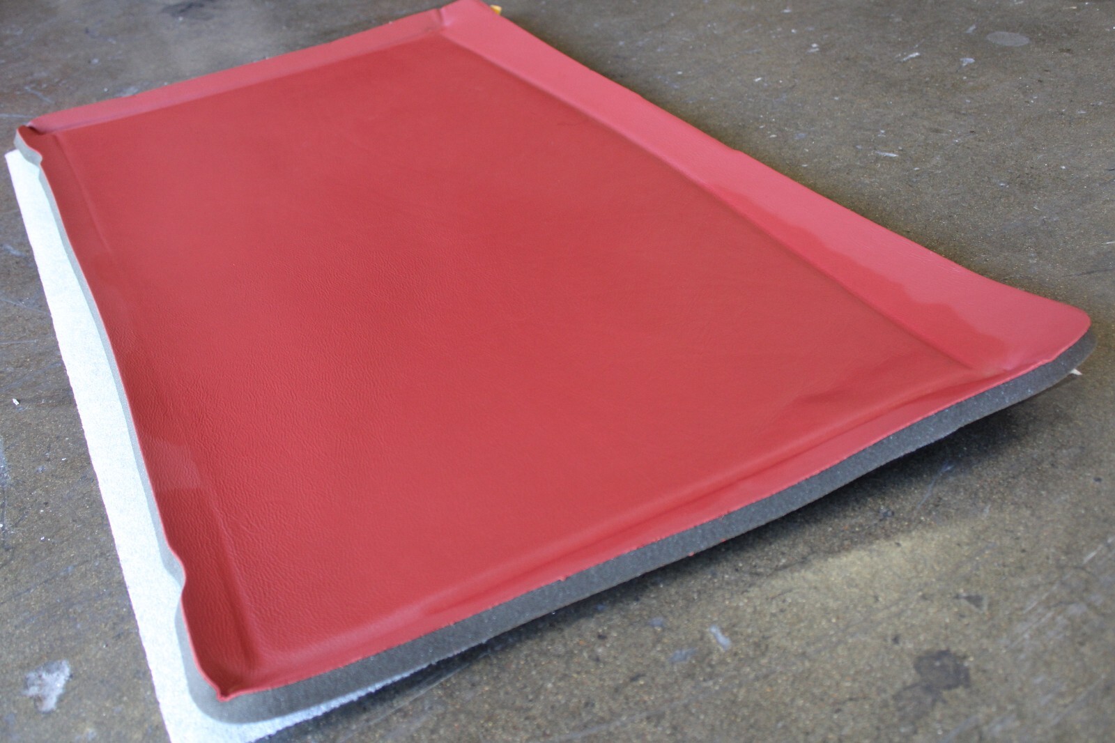 Ferrari 575, Headliner, Leather, Burgundy, Worn Leather, Used, P/N 645927